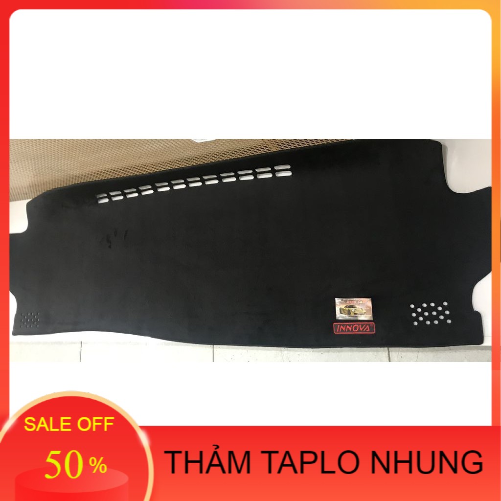 Thảm taplo xe inova chất liệu nhung 3 lớp