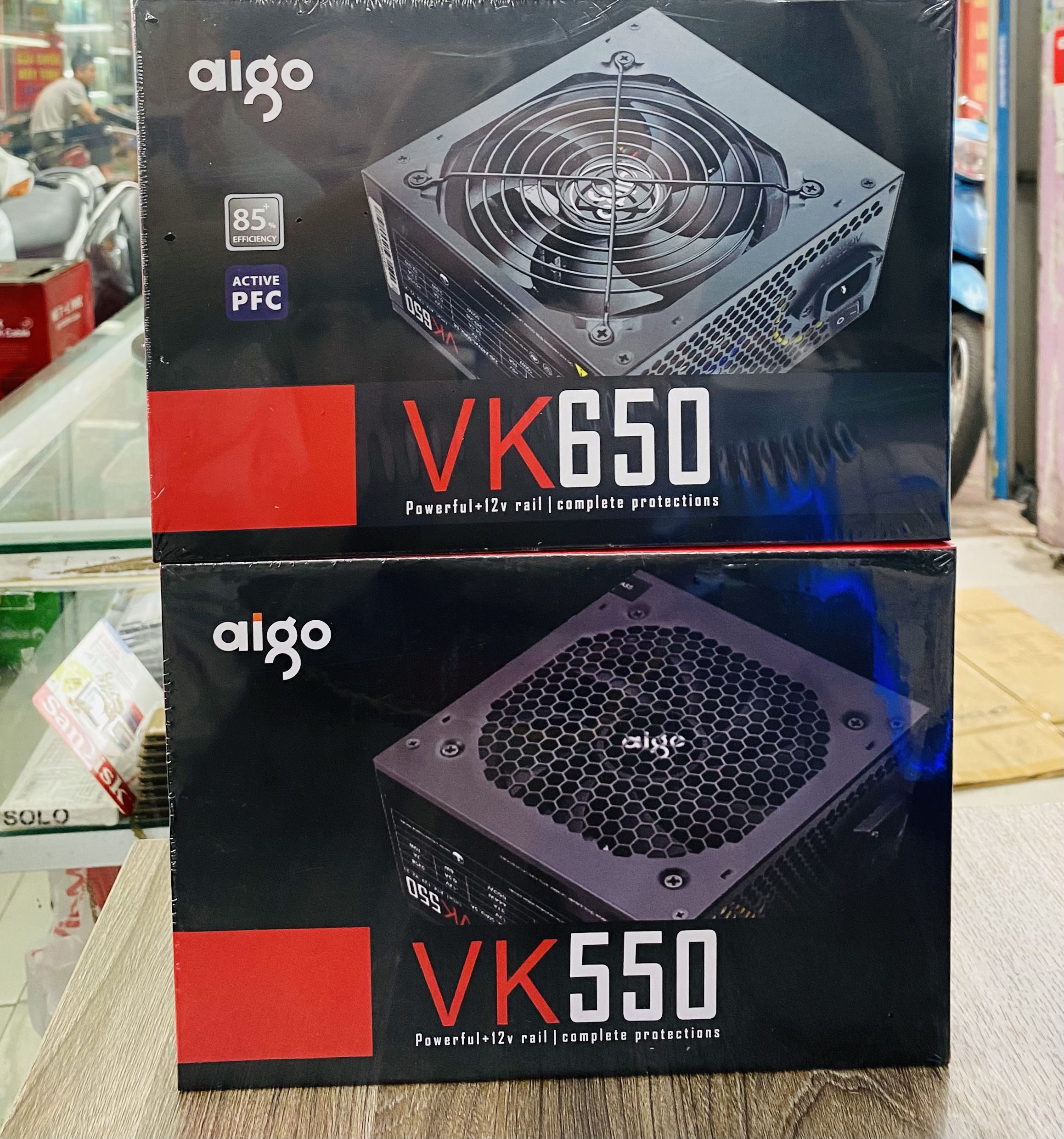 Nguồn Máy Tính AIGO VK550 - 500W VK450 VK650 VK350 CHÍNH HÃNG