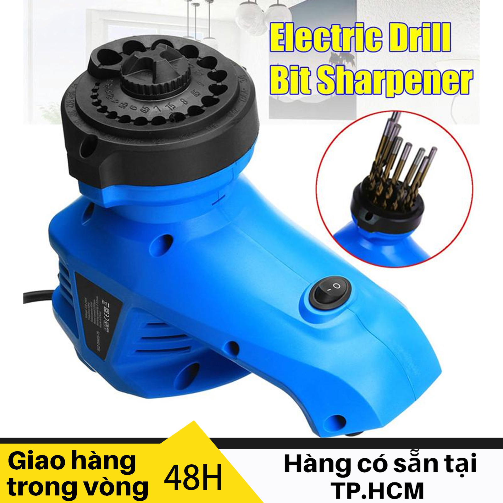 Máy mài mũi khoan điện, Máy mài mũi khoan xoắn, Máy mài mũi khoan, phích cắm 220V EU
