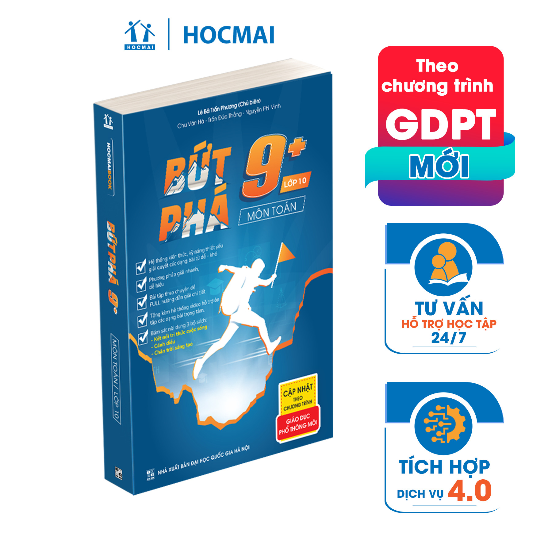 Lớp 10 - sách bứt phá 9+ môn toán lớp 10- phòng luyện topclass toán hoặc văn 3 tháng