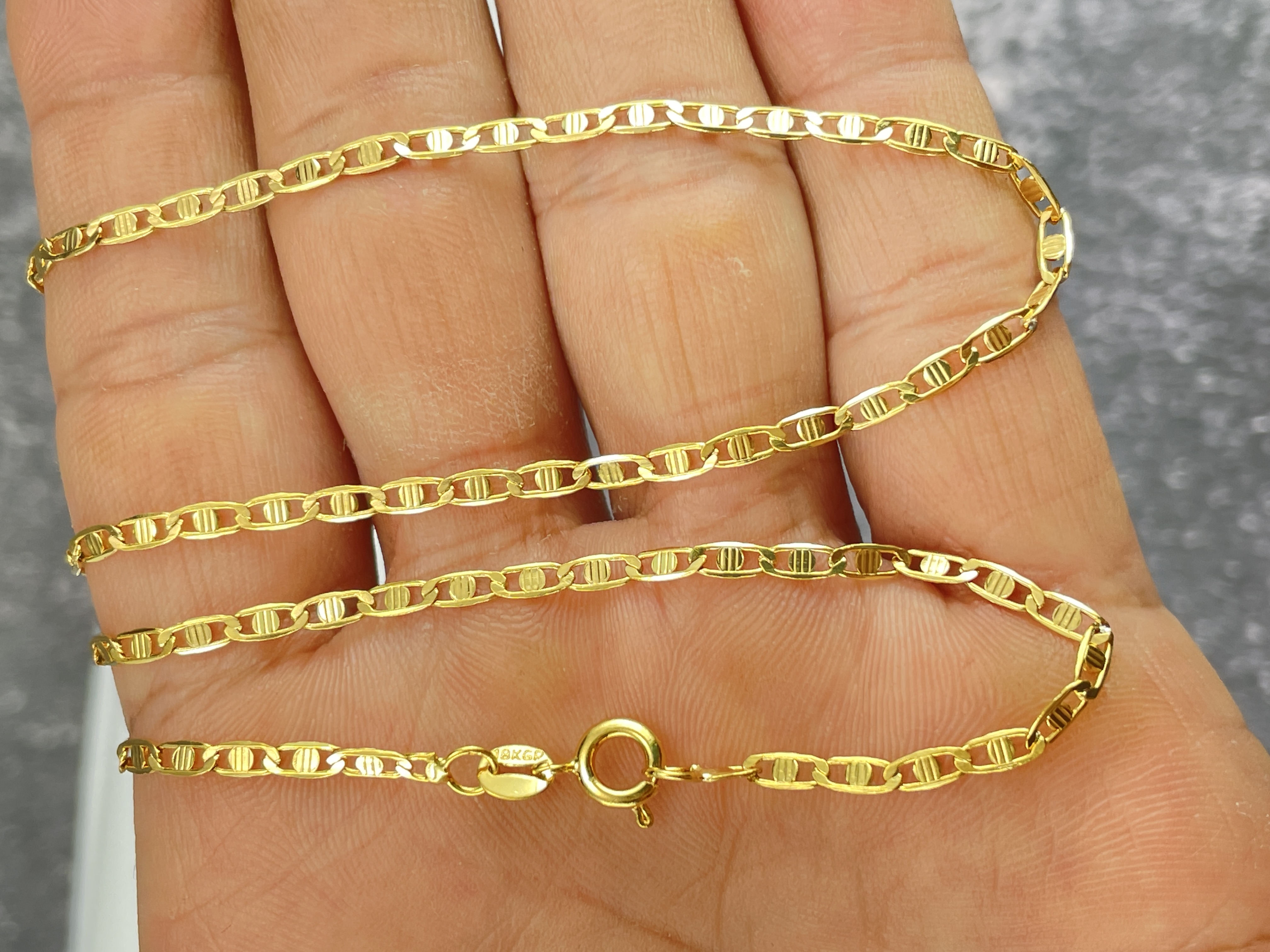 Dây chuyền nữ mạ vàng 24k cao cấp - dc074l48