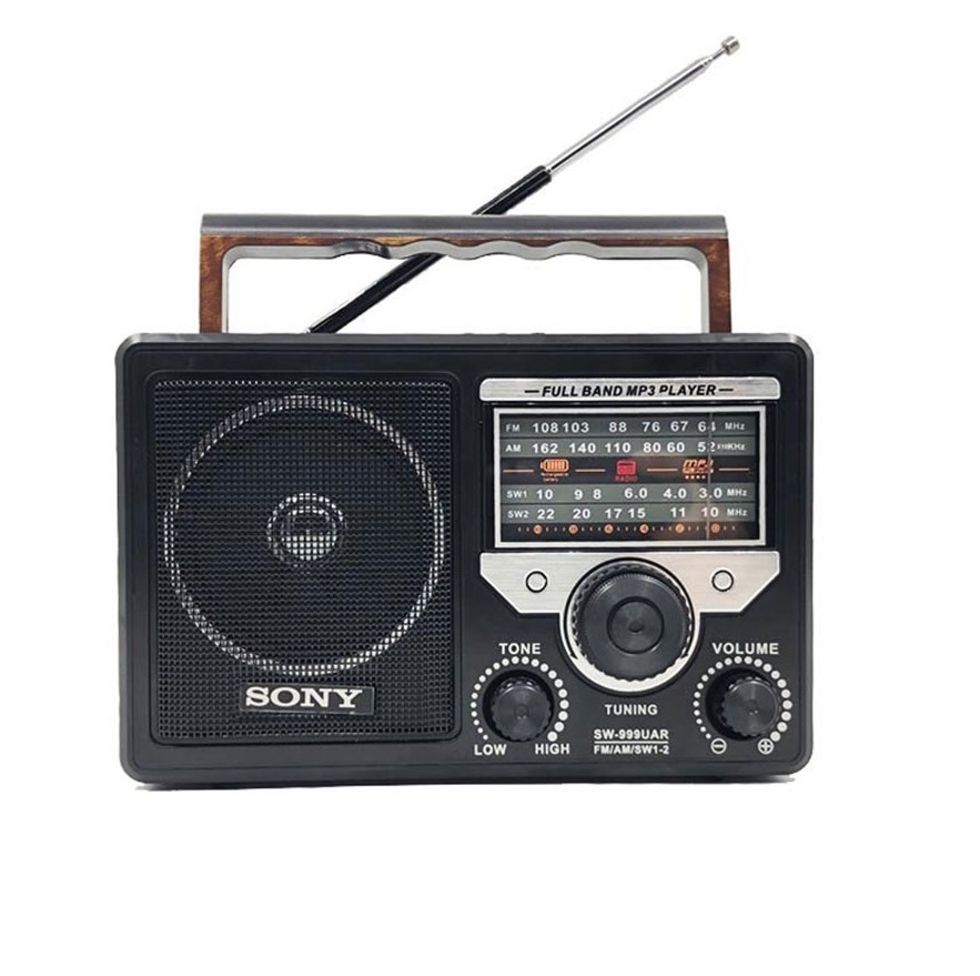 Radio sony nội địa nhật đài radio sony sw-999uar cao cấp. nghe đài fm, radio, dò sóng nhanh, hỗ trợ cắm thẻ nhớ, dễ dàng sử dụng. bảo hành 12th