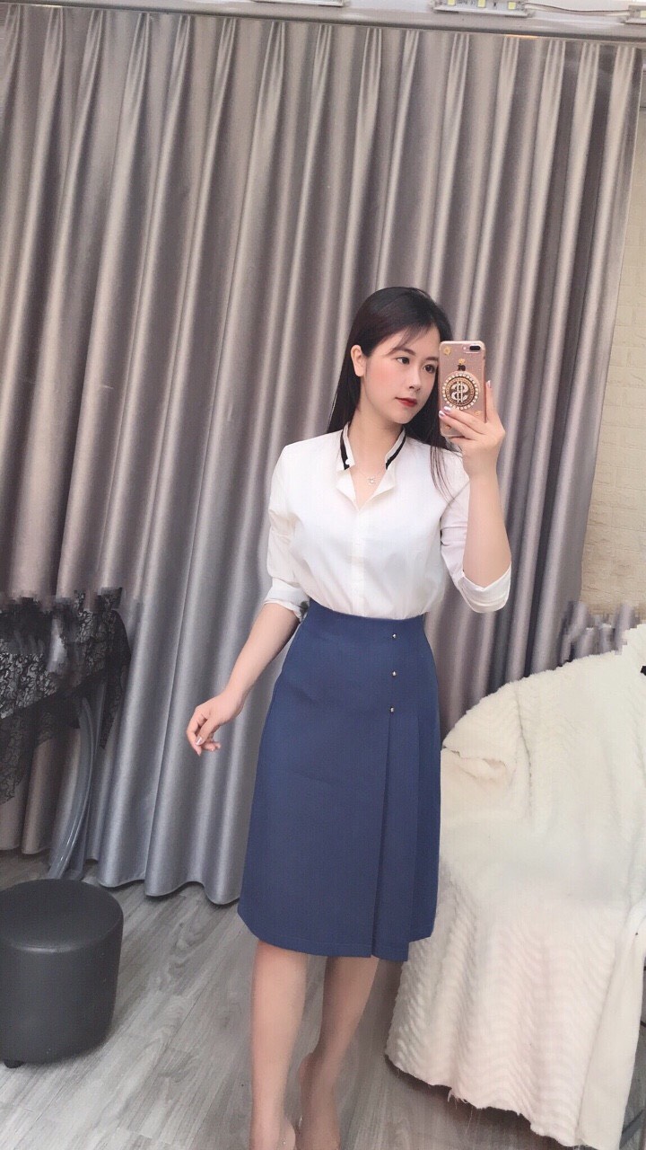 Chân váy công sở - dáng xòe