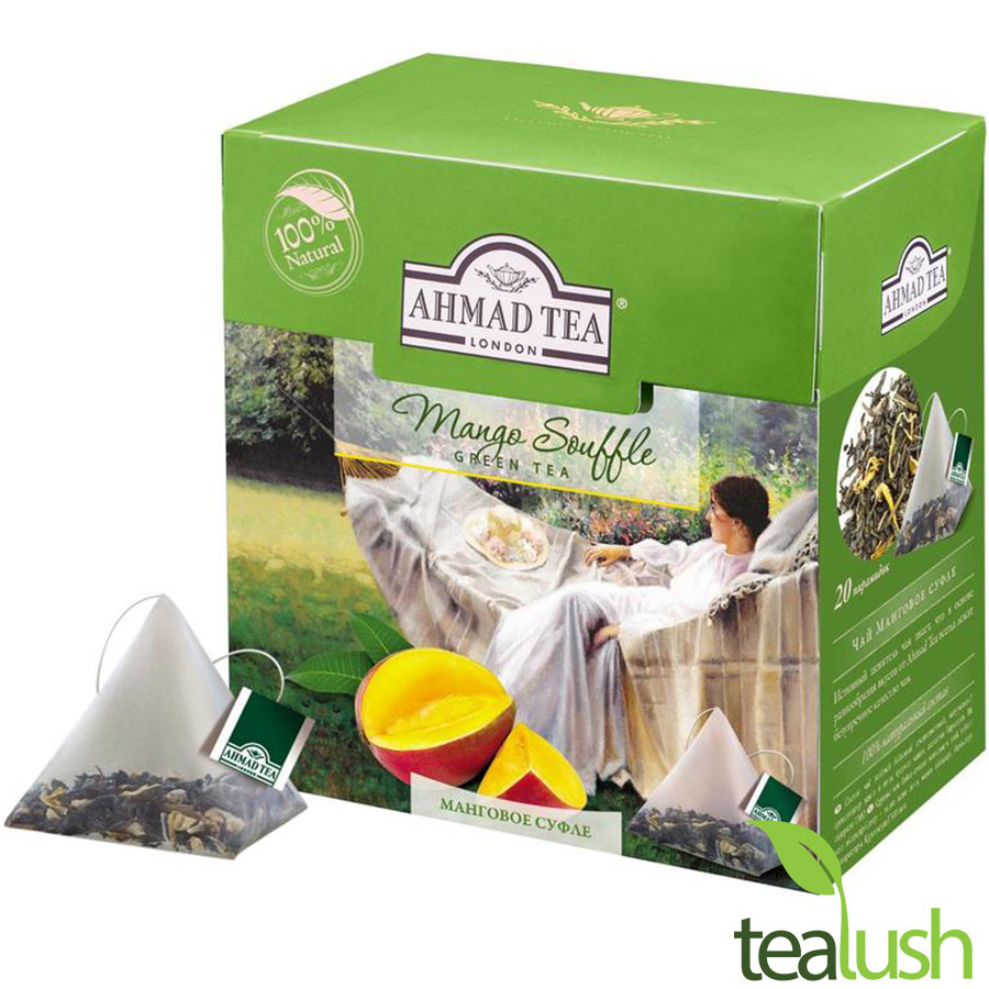 Trà Ahmad Tea Mango Souffle – Trà hoa quả Nga hương xoài vải 20 gói