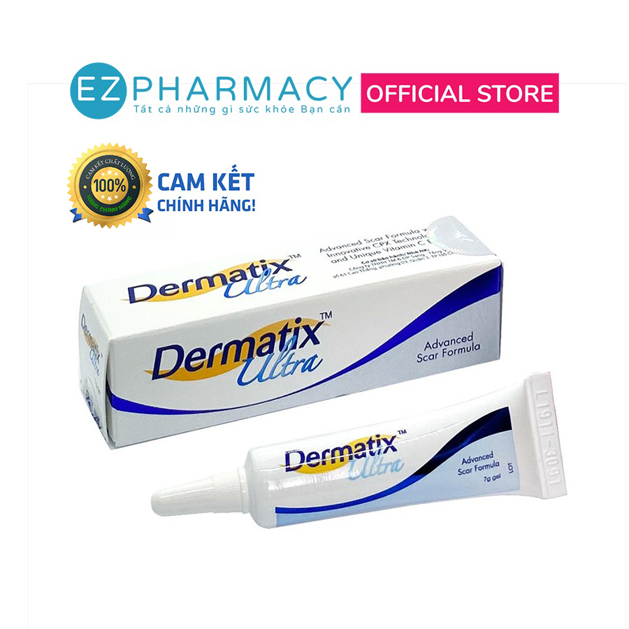 Dermatix ultra - gel làm mờ sẹo thâm, sẹo lồi, cải thiện da 7g - 15g
