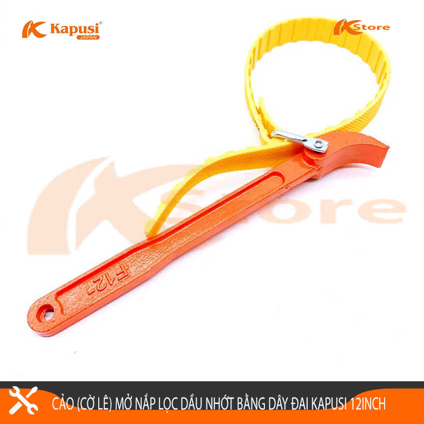 CẢO ( CỜ LÊ) MỞ LỌC DẦU NHỚT BẰNG DÂY ĐAI KAPUSI 12 INCH, CAM KẾT HÀNG CHÍNH HÃNG BẢO HÀNH 6 THÁNG