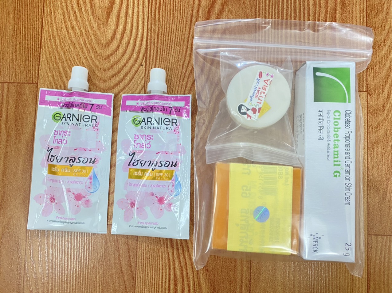 Bộ Nám Tàn Nhang Clobetamil G Thái Lan khử nám hiệu quả sạch nám mờ thâm sạm dưỡng da sáng hồng