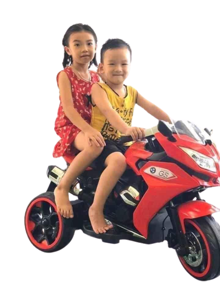 [siêu rẻ] Xe máy điện trẻ em NEL-R1200GS - Kiểu dáng xe thể thao 2 ĐỘNG CƠ siêu khỏe