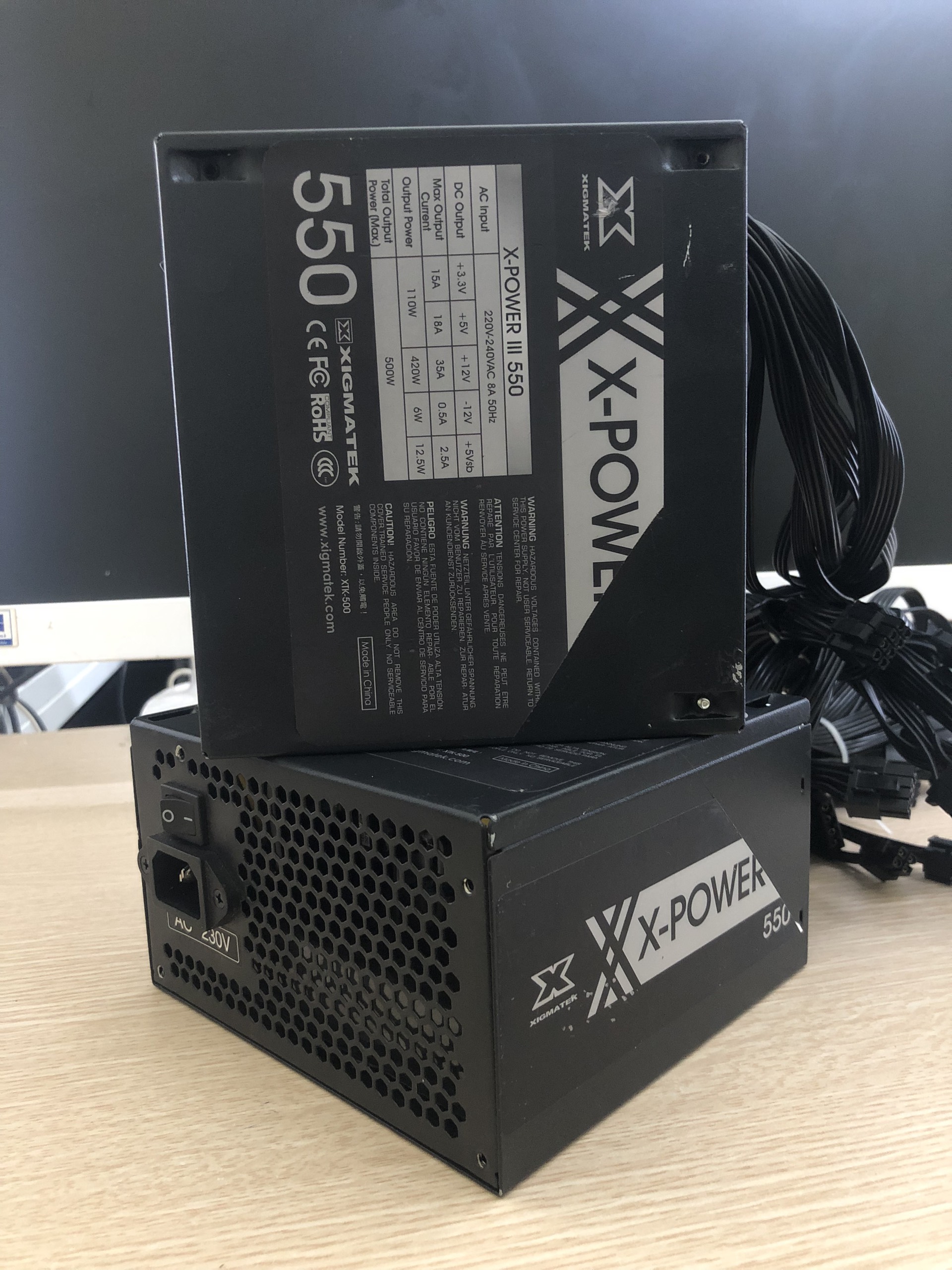 Nguồn máy tính 450w xigmatek X500 80Plus có nguồn phụ Vga cực khoẻ
