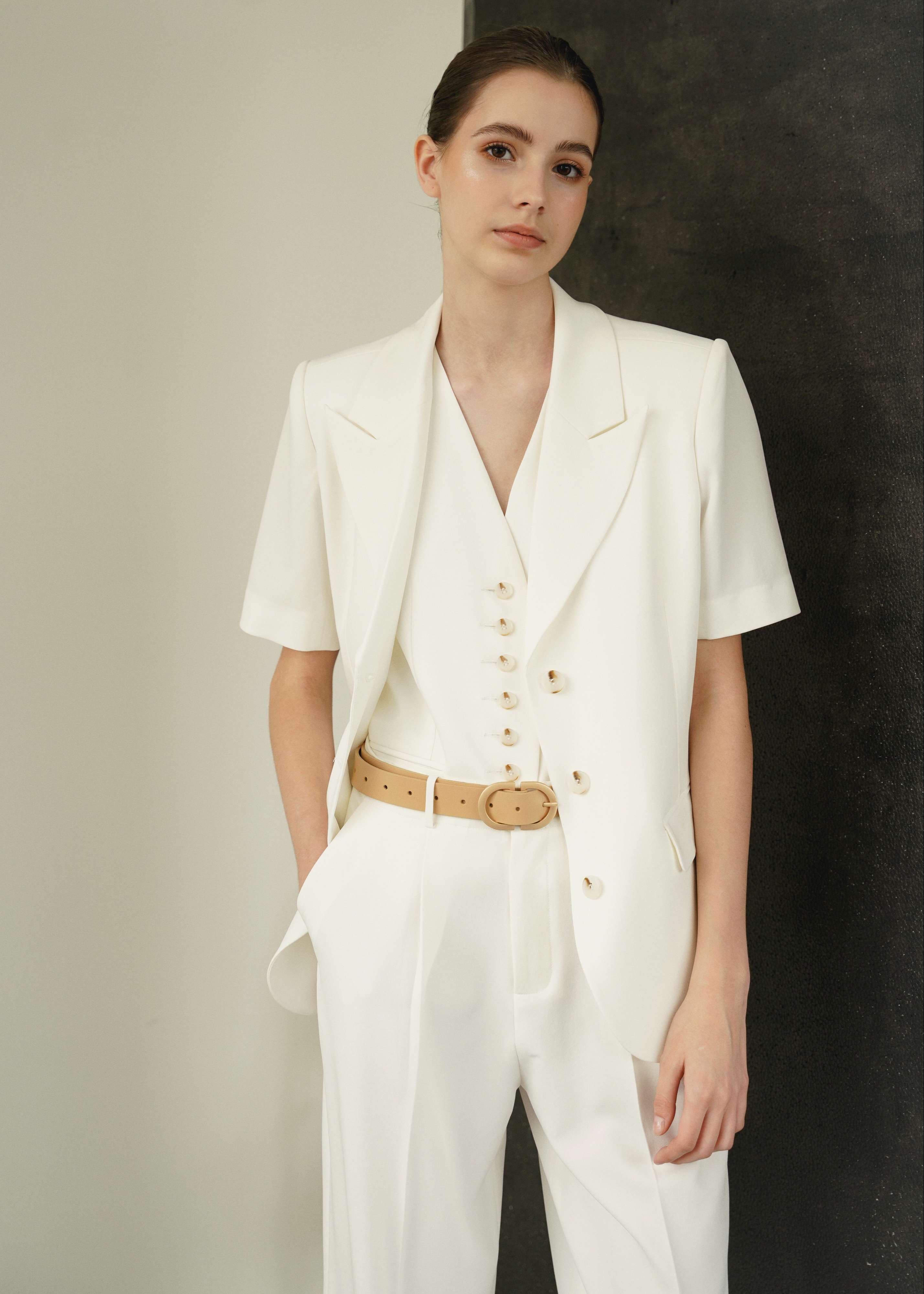 Áo khoác cộc tay- blazer cộc tay - darla blazer