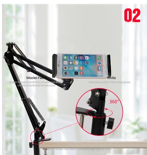 CHÂN KẸP - GIÁ ĐỠ KẸP ĐIỆN THOẠI, IPAD TĂNG GIẢM CHIỀU CAO, XOAY 360 ĐA NĂNG