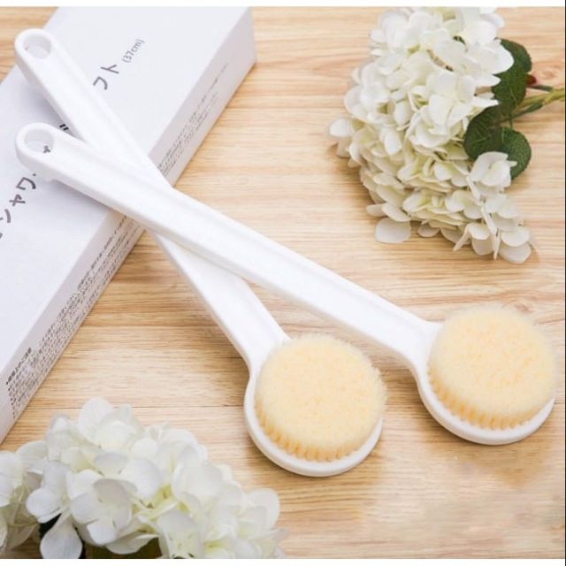 Bàn chải cọ lưng nhật bản - bàn chải cọ lưng mền mại sài siêu đã -bàn chải cọ lưng hàng nhật cao cấp
