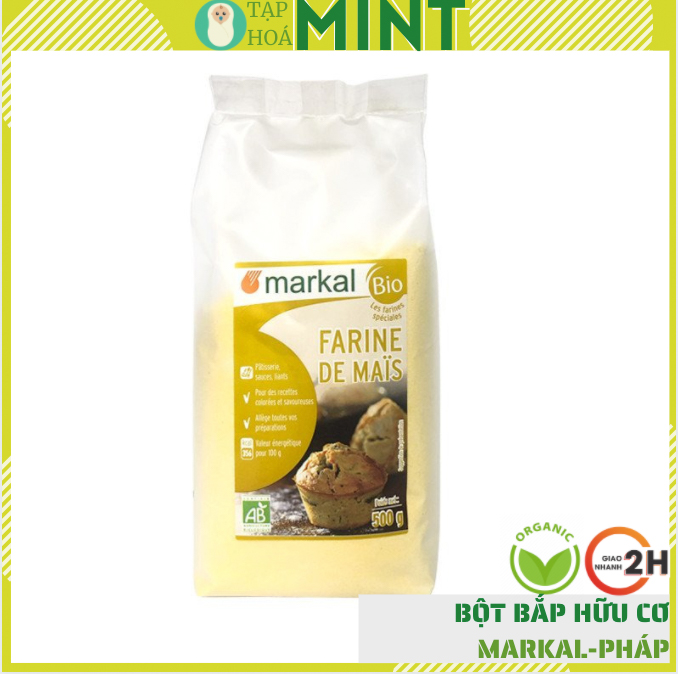 Bột bắp hữu cơ hạt mịn Markal bé ăn dặm - Tạp hoá mint