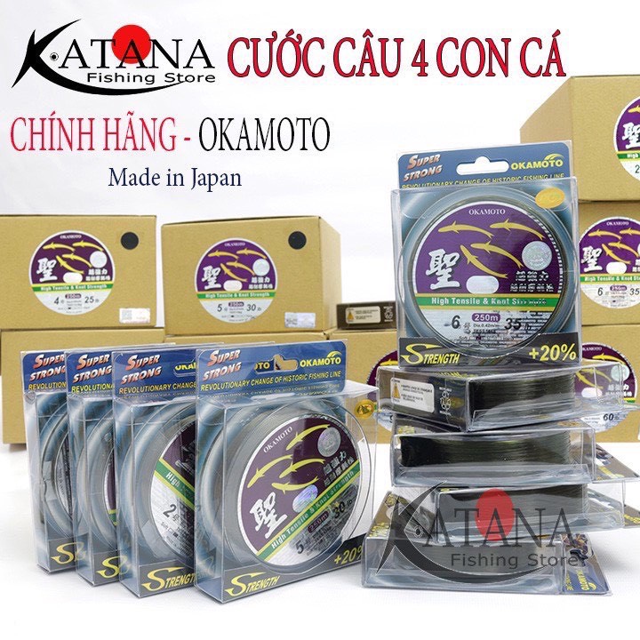 Cước 4 con cá cơm 250m