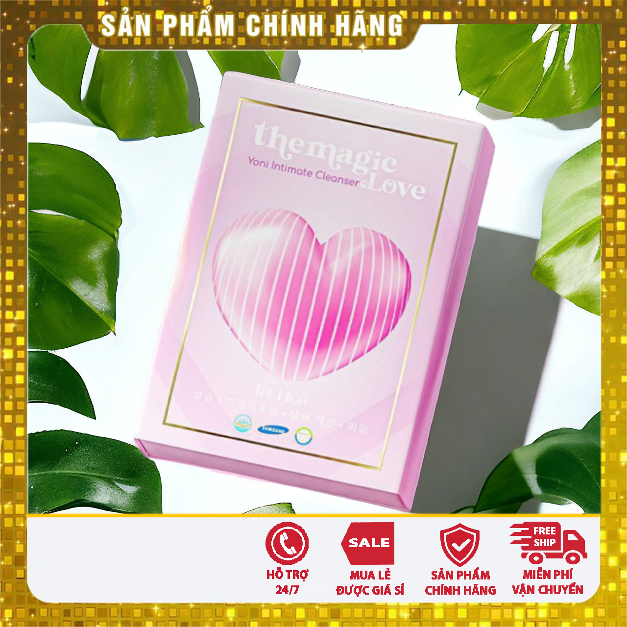   Chính hãng  viên đặt phụ khoa yoni las beauty giảm viêm nhiễm se khít vùng kín 