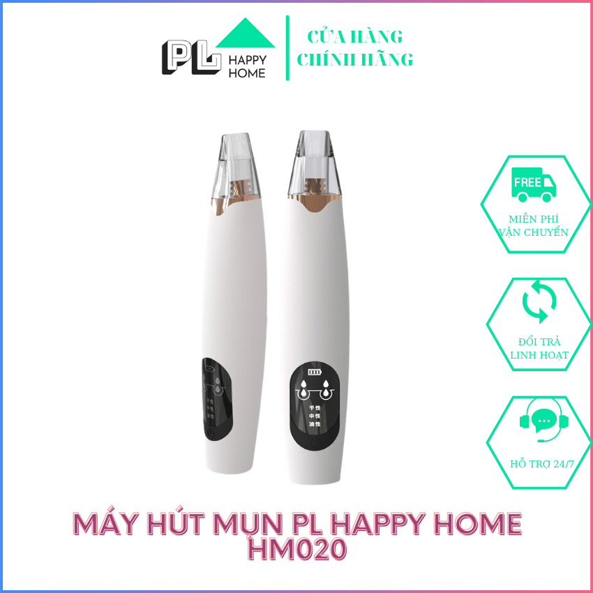 MÁY HÚT MỤN ĐẦU ĐEN MỤN CÁM MINI CẦM TAY PL HAPPY HOME HM020, HÚT MỤN, LÀM SE KHÍT LỖ CHÂN LÔNG, LOẠI BỎ NHỮNG MỤN CỨNG ĐẦU NHẤT, MẤU MỚI HÓT NHẤT 2022 TẶNG MÁY MASSAGE MẶT IONTRỊ GIÁ 30K