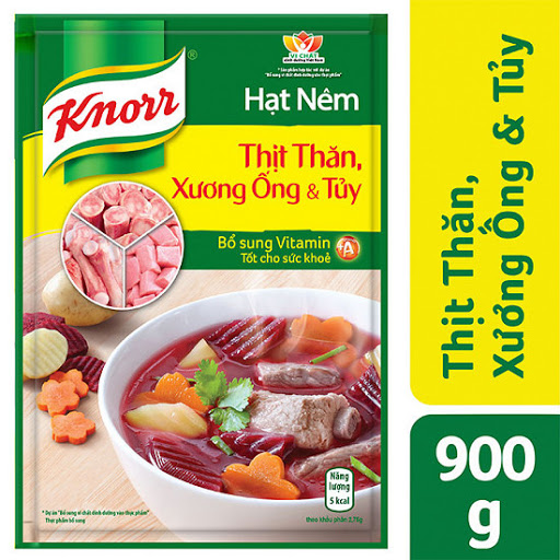 Hạt Nêm Knorr Thịt Thăn Xương Ống 900g