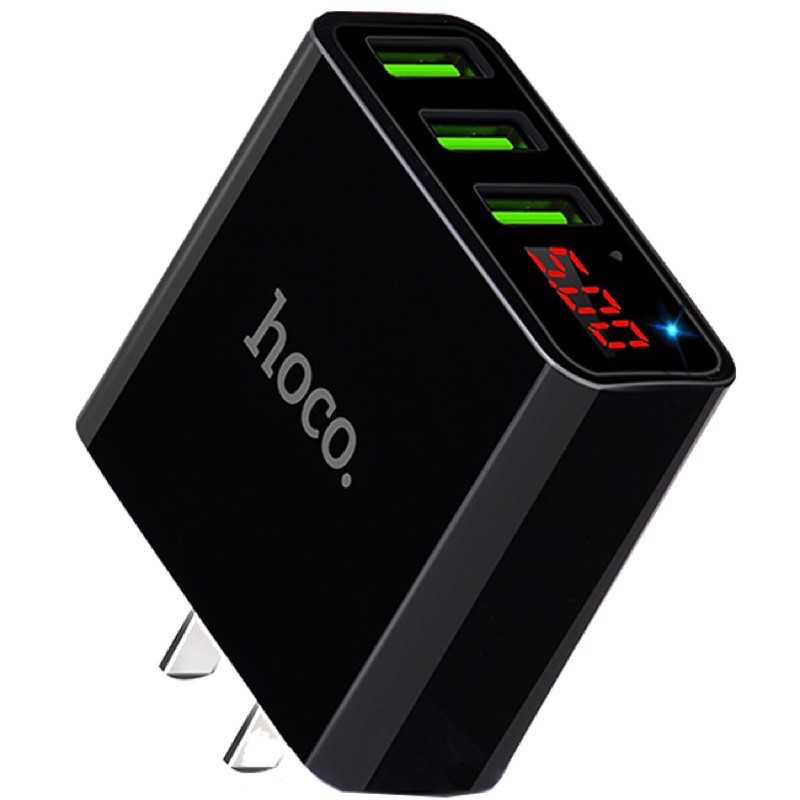 Cốc sạc nhanh 2 3 cổng usb báo đèn led