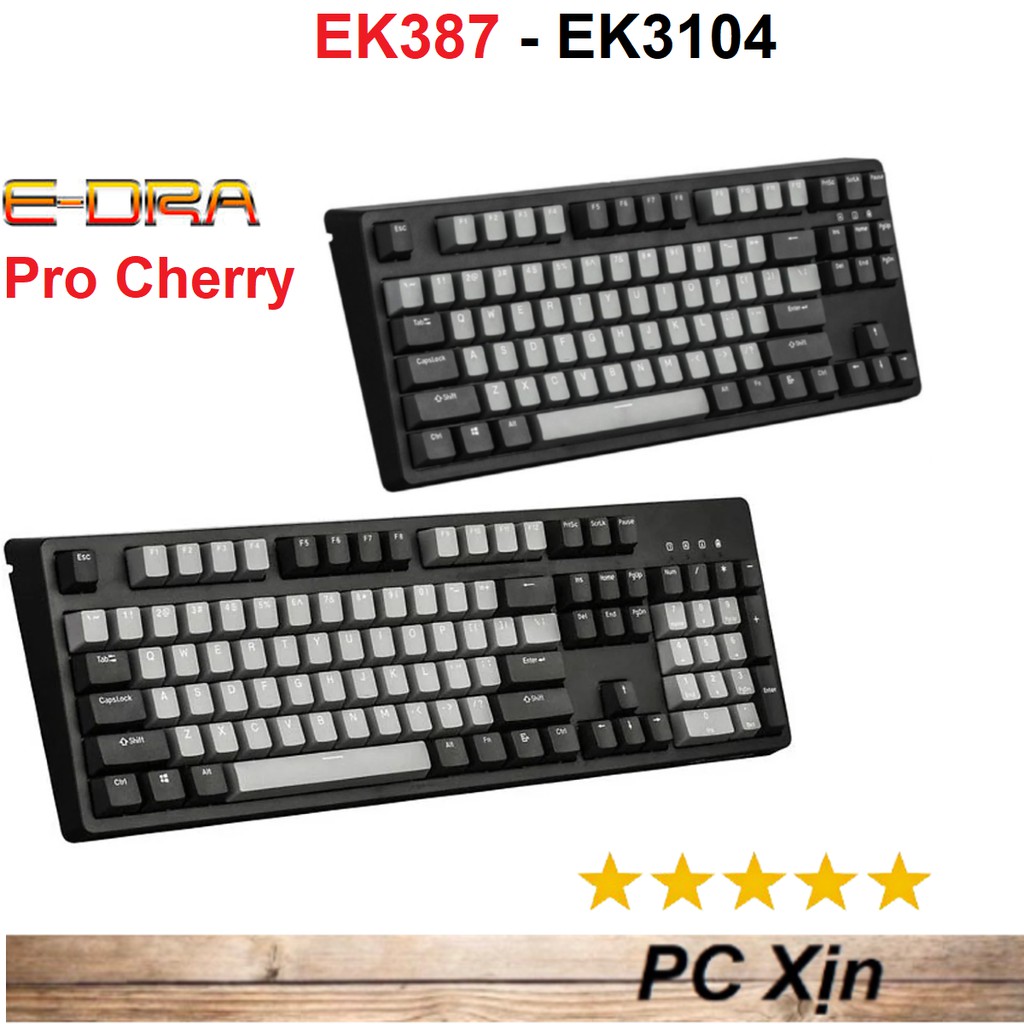 [Mã 158ELSALE giảm 7% đơn 300K] Bàn phím Cơ EK387 Pro Cherry , EK3104 Pro Cherry Switch