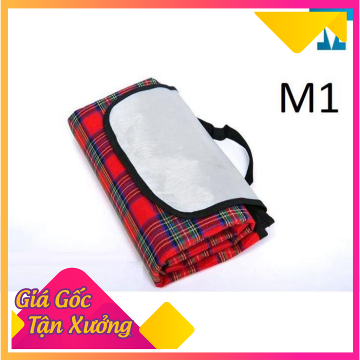 Thảm trải du lịch đi phượt gấp gọn đa năng , thảm picnic Cỡ nhỏ 145*78
