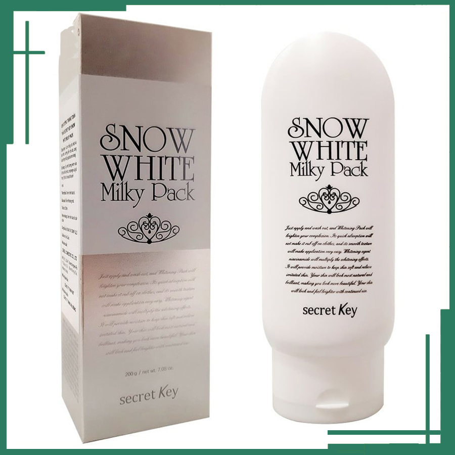 HCMTặng sample Kem dưỡng trắng body SECRET KEY Snow White Milky Pack 200g
