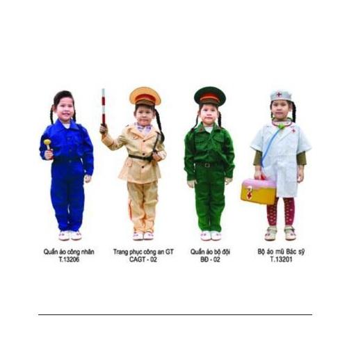 Bộ trang phục cảnh sát giao thông cho bé