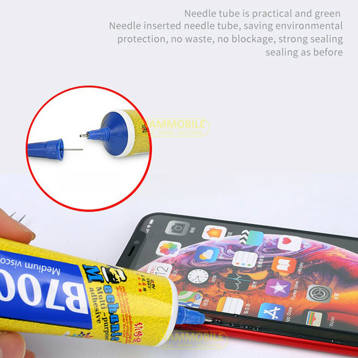 Keo chuyên dán viền màn hình cảm ứng, kính lưng, ron điện thoại mechanic e8000 b7000 t9000 50ml freeship