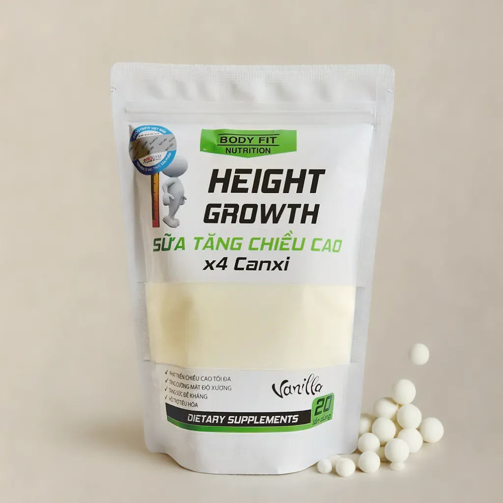 Sữa tăng chiều cao gấp 4 lần canxi height growth