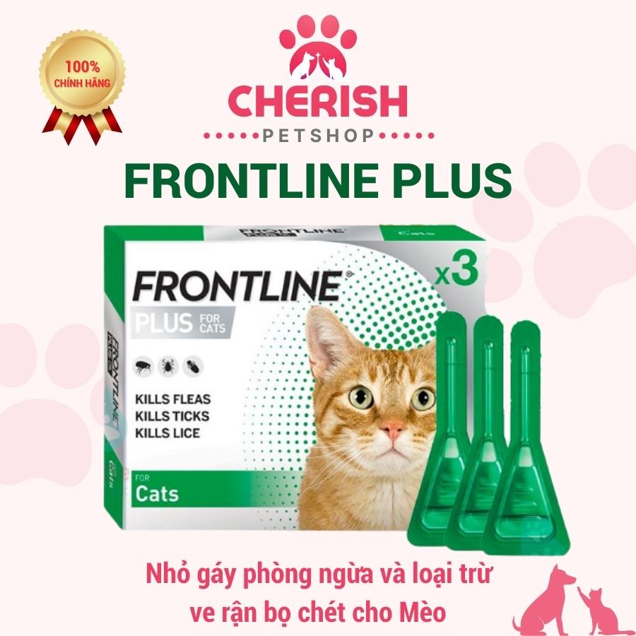 Frontline Plus nhỏ gáy hết ve rận bọ chét cho mèo