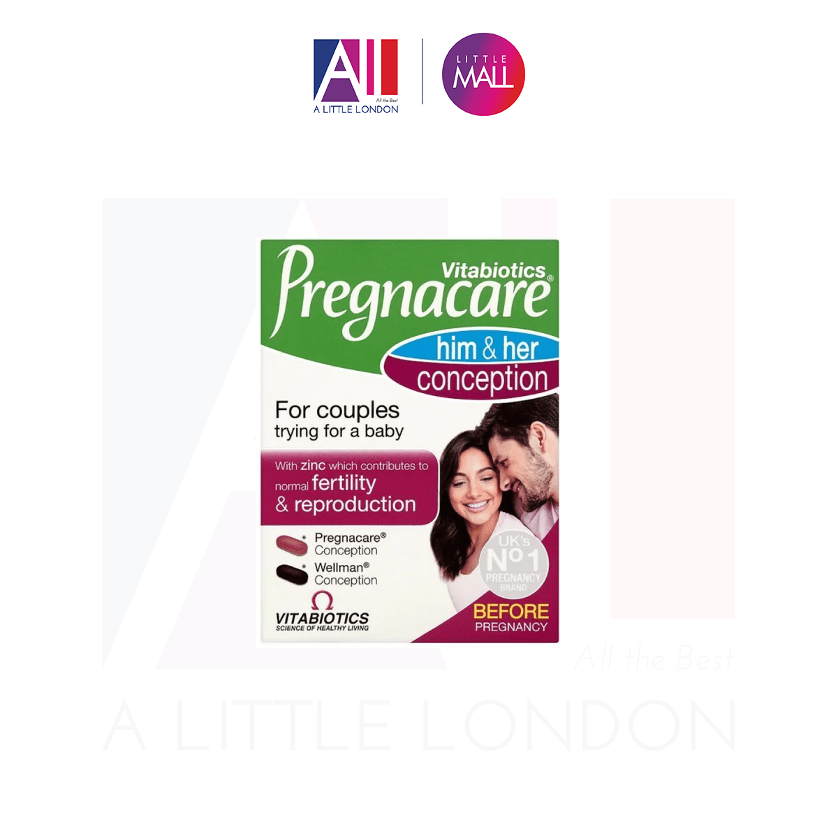 Vitamin tăng khả năng thụ thai Vitabiotics Pregnacare Him and Her Conception