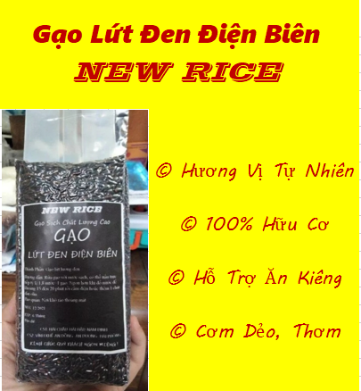 Gạo lứt đen dẻo (Đặc sản Điện Biên thơm ngon)