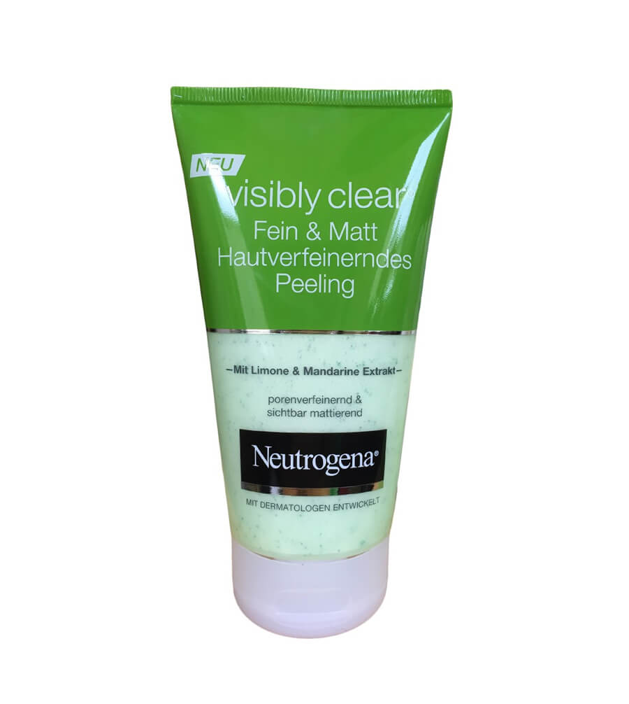 Sữa rửa mặt tẩy da chết Neutrogena Visibly Clear 150ml - Đức