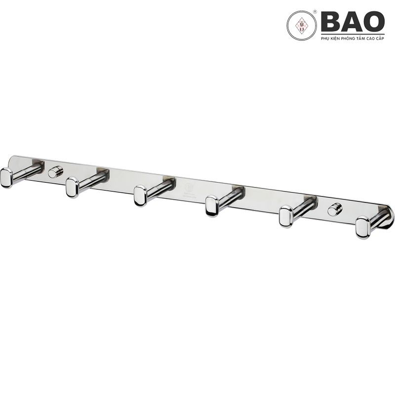 Móc treo quần áo 6 chấu gắn trên tường bảo - bn 316