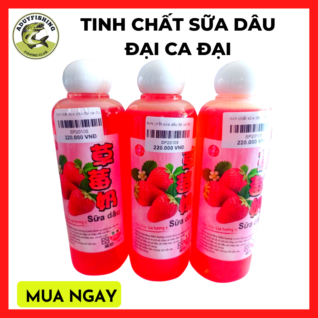 Tinh chất , tinh mùi sữa dâu câu cá đại ca đại, tinh chất câu đài Aduy fishing