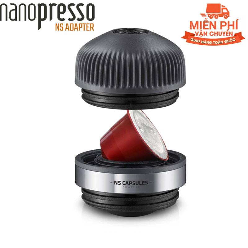 Wacaco Nanopresso NS Adapter - Phụ kiện cho máy pha cafe cầm tay Nanopresso - Tương thích với viên nén cafe
