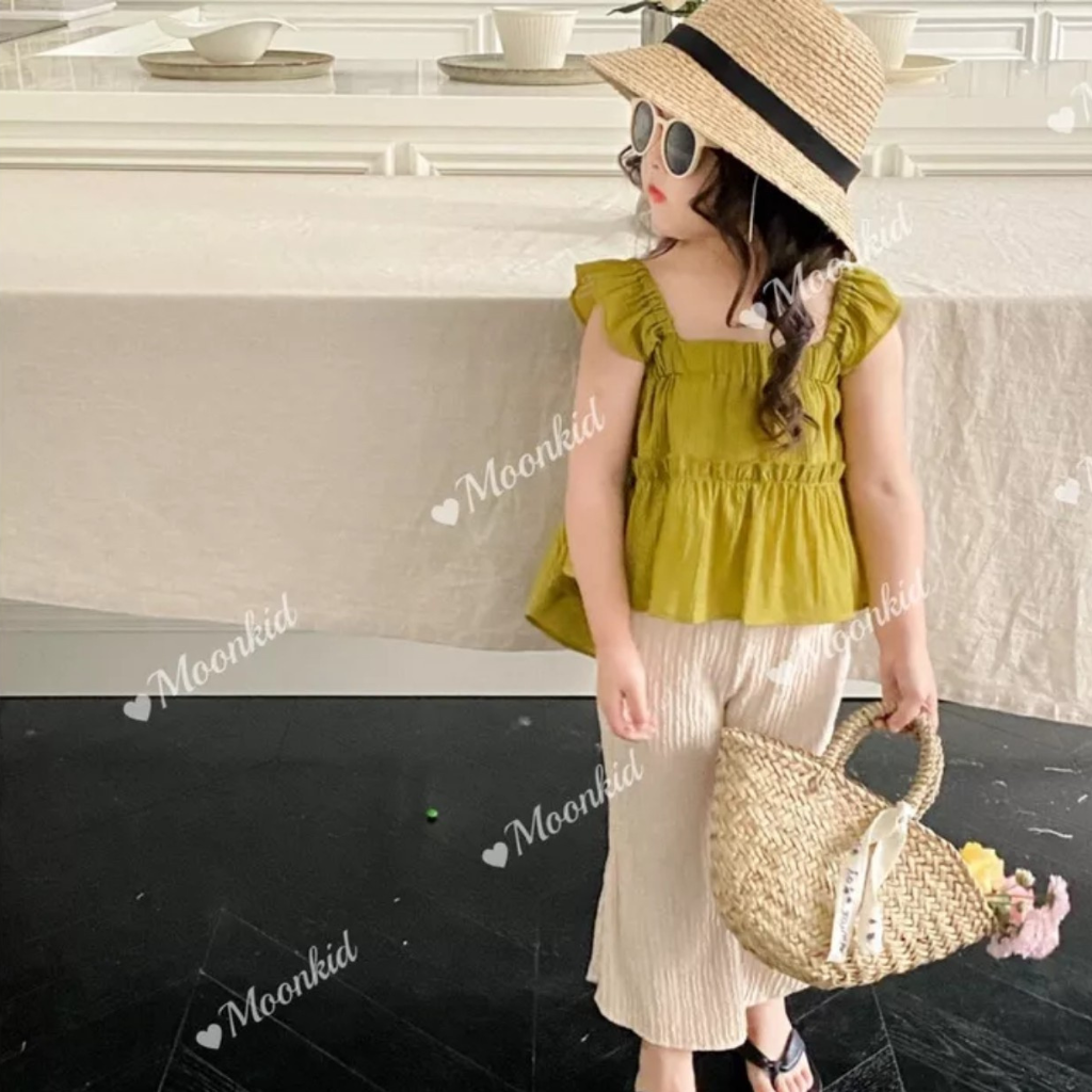 Bộ đồ bé gái cánh tiên 2 dây cho bé yêu từ 10-20kg Baby Kidt