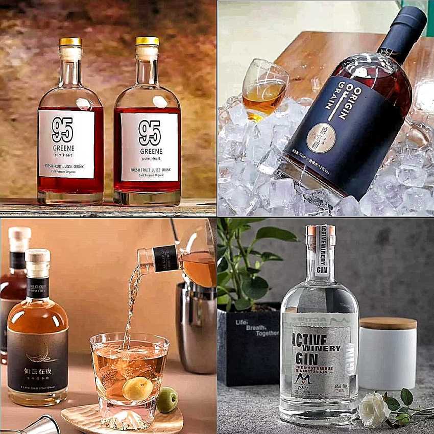 Chai Đựng Rượu 750ml trụ tròn kiểu vốt ka - nắp cao su bọc thiếc, kèm màng co – Vỏ Chai Rượu Đẹp - Chai Thủy Tinh Đựng Rượu - Bình Đựng Rượu (B7)