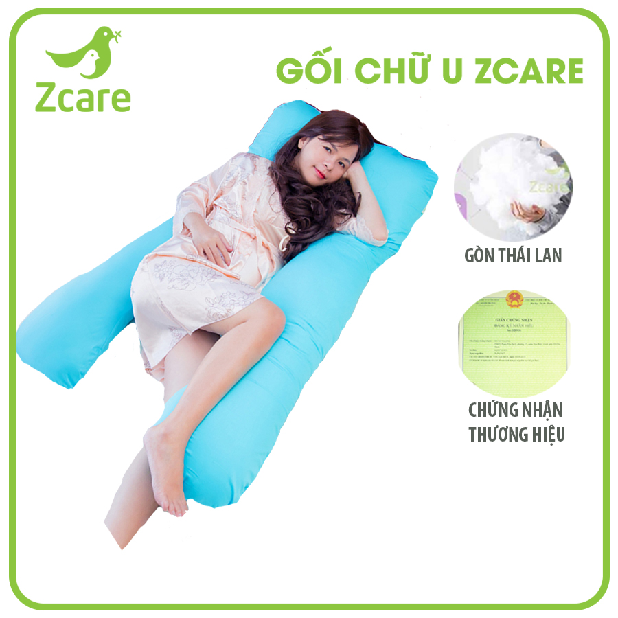 Gối bà bầu ZCARE Việt Nam, Sản phẩm đạt giải thưởng BID quality London 2018. gối chuyên dùng cho bà bầu UB30 giúp nâng đỡ lưng, bụng, giảm áp lực lên thai nhi khi ngủ, giảm đau lưng, tăng cường lưu thông máu đến thai nhi.