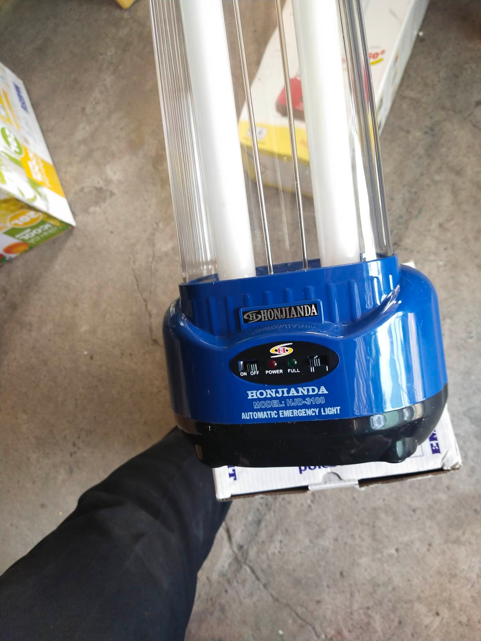 Đèn sạc chiếu sáng khẩn cấp honjianda/ hjd 3100