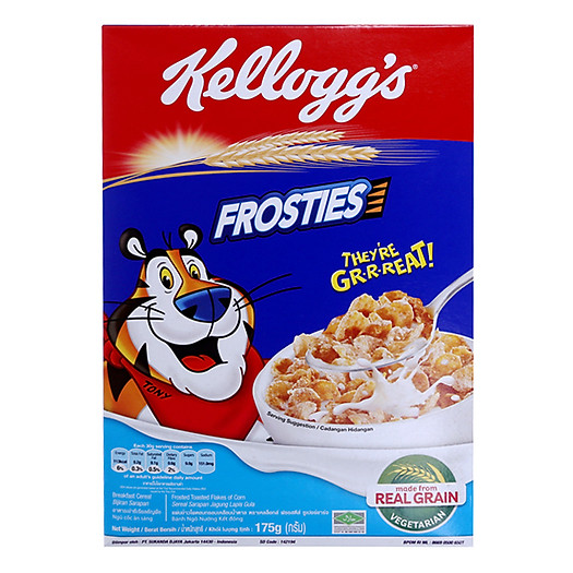 Ngũ cốc ăn sáng kellogg's frosties 175g