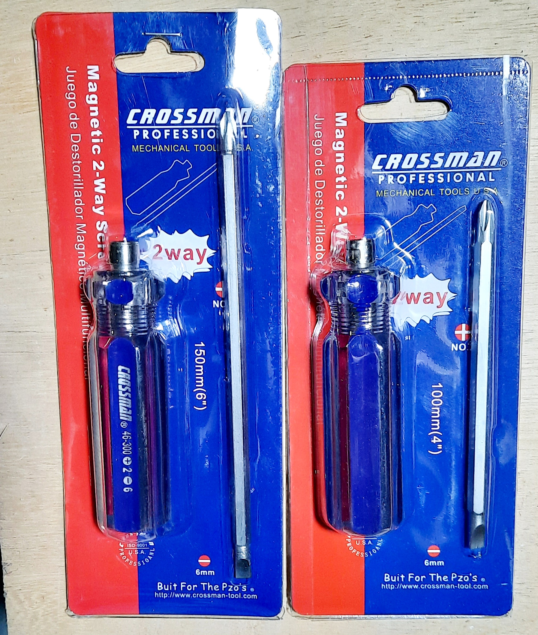 Tô vít 2 đầu, tô vít đổi đầu, tuốc nơ vít 2 đầu crossman trong suốt 100 150 200