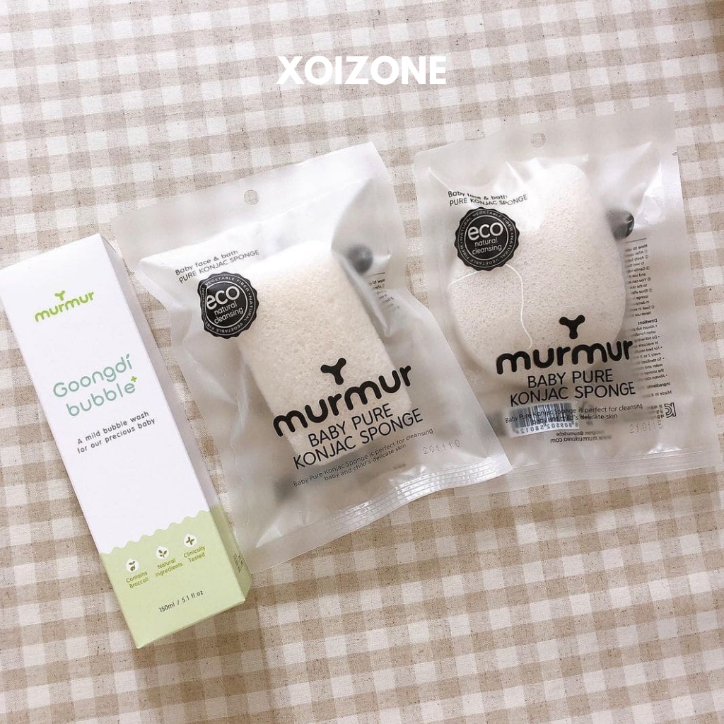 Bông Tắm Hữu Cơ Murmur Organic Made In Korea