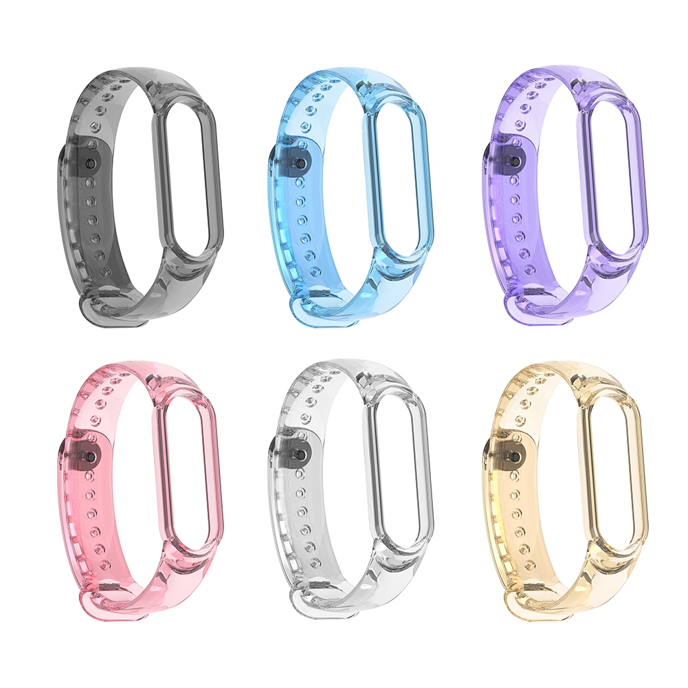 Discoloration TPU Band Smart Wristbands Strap Watchband for Xiaomi Mi Band