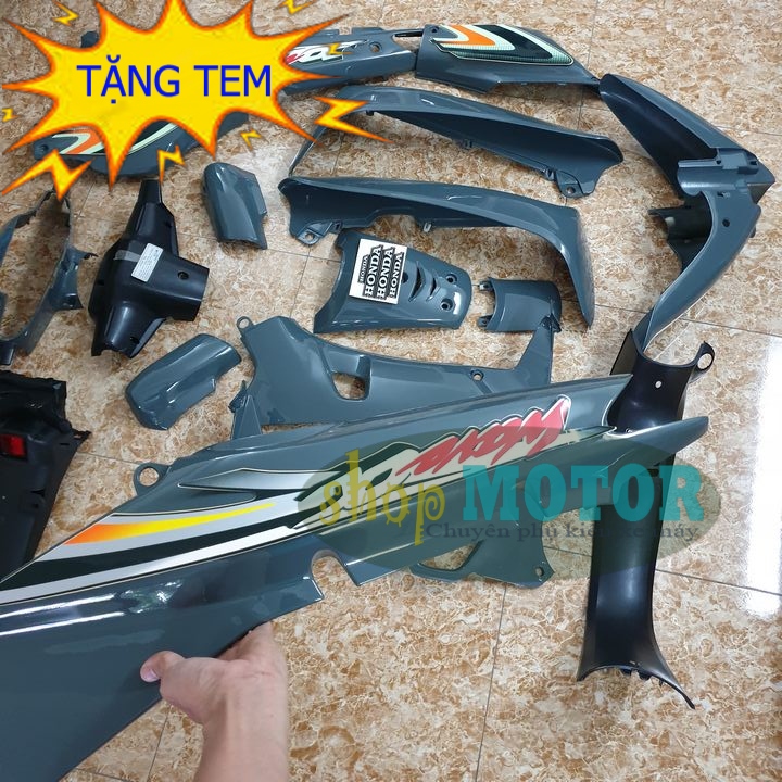 [KÈM TEM 3 LỚP] Dàn áo ĐỦ MÀU xe Wave ZX - Wave alpha - Wave Thái  đời xe 1997-2006