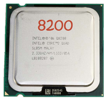 Intel core 2 quad q8200-q8300