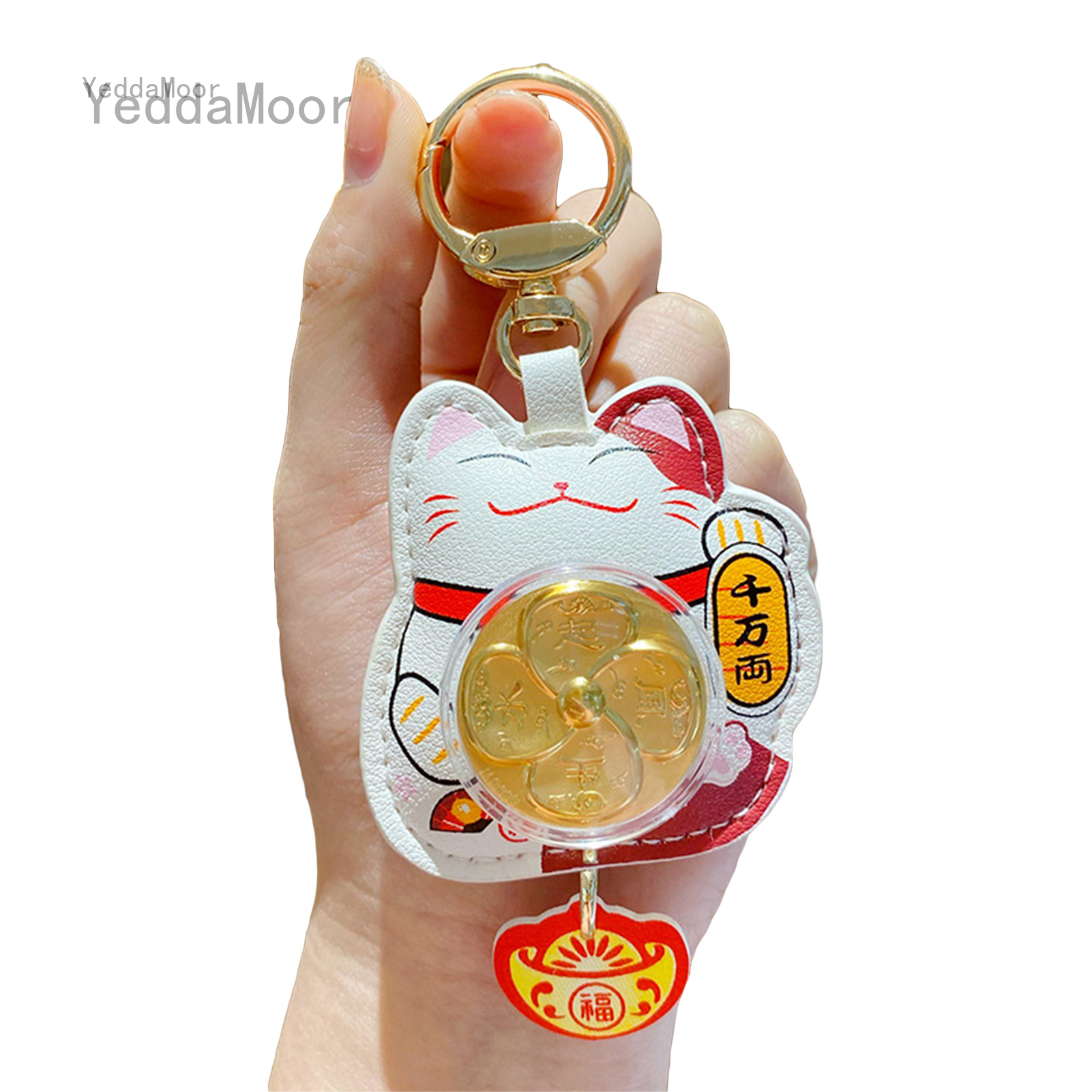 1 chiếc móc chìa khóa thời trang dễ thương móc chìa khóa mèo may mắn dễ thương móc chìa khóa pvc móc khóa xe hơi maneki neko mặt dây chuyền túi | móc chìa khóa