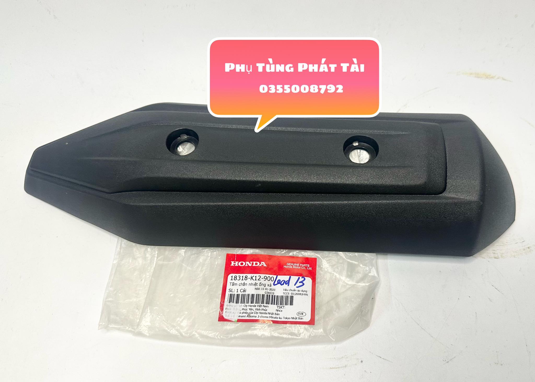 Vĩ pô - ốp pô lead 2013 - 2017 chính hãng honda
