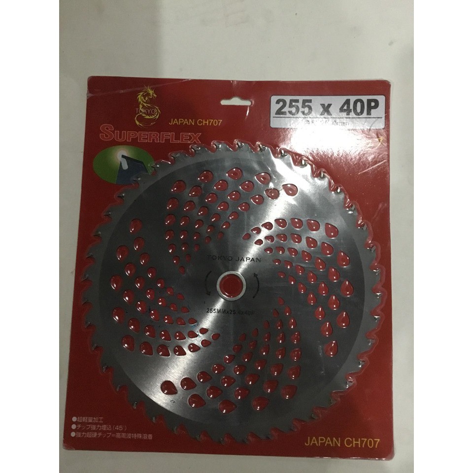 Lưỡi cắt cỏ tròn GX35 40t hợp kim