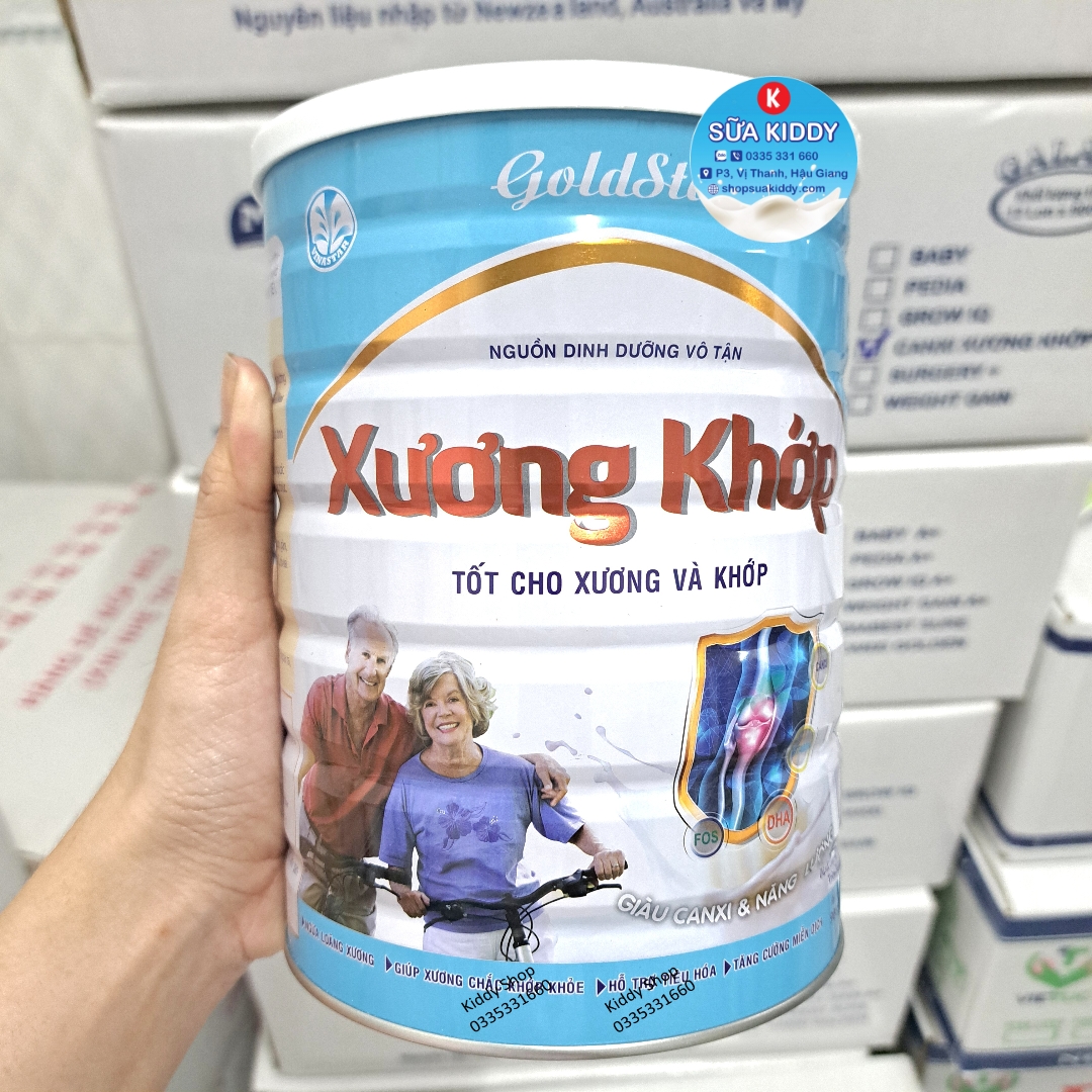 [TIÊU CHUẨN HOA KỲ] Sữa Goldstar xương khớp 900g CAO CẤP ngừa loãng xương dành cho người già (kiddy1234)