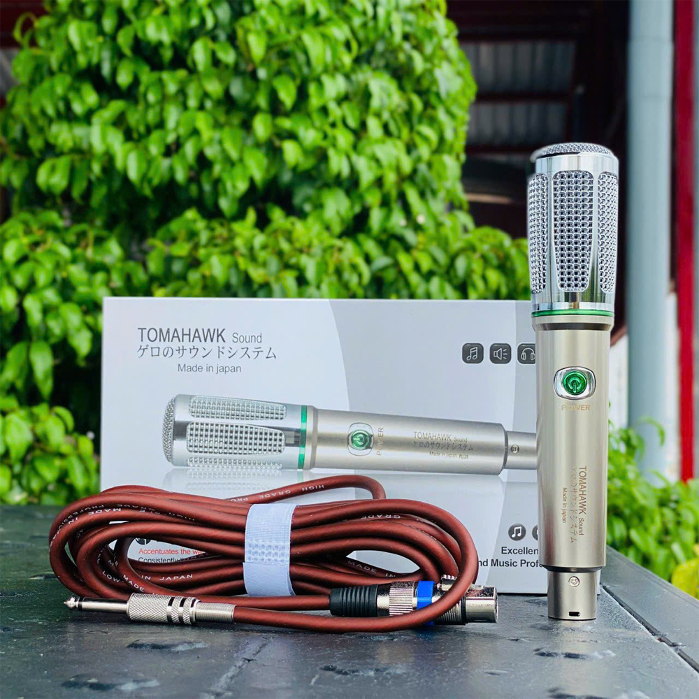 Micro có dây tomahawk 2023 micro karaoke có dây loại xin mic hát karaoke có dây chống hú tốt hút âm tiếng trong có độ bền cao bảo hành 12 tháng